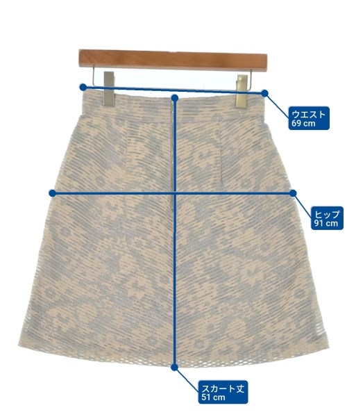 ebure（エブール）ロング・マキシ丈スカート グレー サイズ:38(M位) レディース/2200631147695