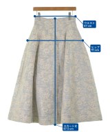 ebure（エブール）ロング・マキシ丈スカート グレー サイズ:38(M位) レディース/2200631147718