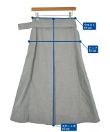 ebure（エブール）ロング・マキシ丈スカート グレー サイズ:38(M位) レディース/2200631147947