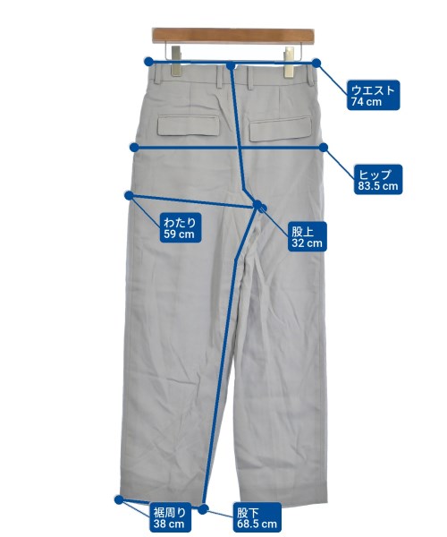 ebure（エブール）スラックス グレー サイズ:38(M位) レディース/2200631148104