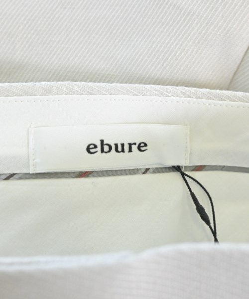 ebure（エブール）クロップドパンツ 白 サイズ:36(S位) レディース/2200631148203