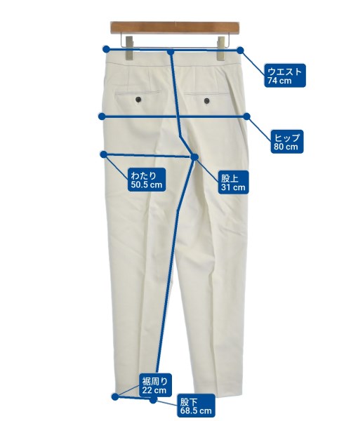 ebure（エブール）スラックス 白 サイズ:38(M位) レディース/2200631148272