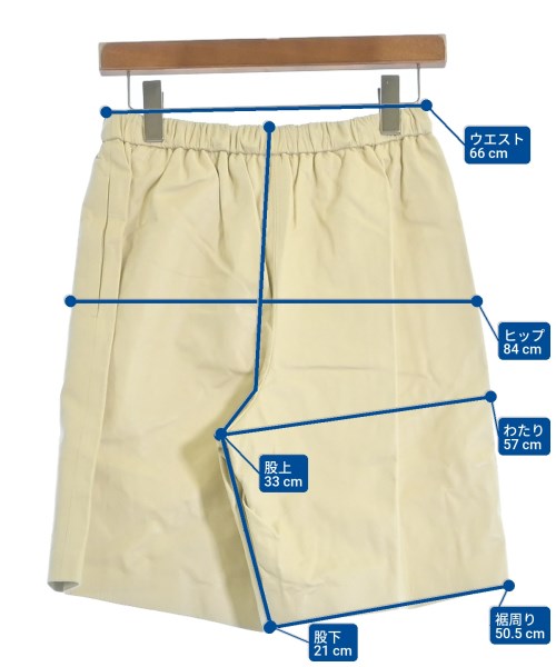 ebure（エブール）ショートパンツ 黄 サイズ:38(M位) レディース/2200631148289