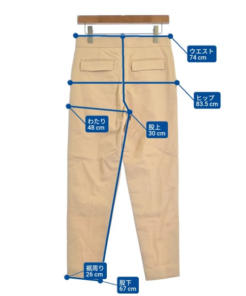 ebure（エブール）スラックス ベージュ サイズ:36(S位) レディース/2200631148326