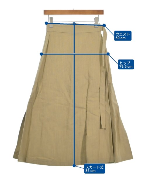 ebure（エブール）ロング・マキシ丈スカート ベージュ サイズ:36(S位) レディース/2200631148654