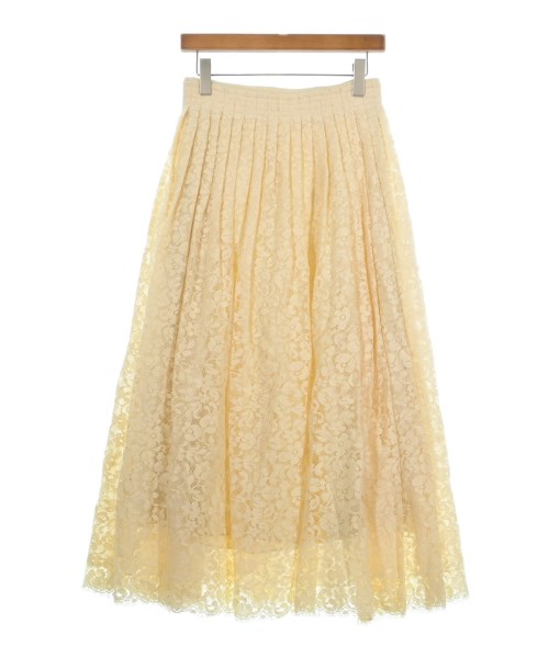ebure（エブール）ロング・マキシ丈スカート 黄 サイズ:38(M位) レディース/2200631148678