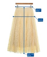 ebure（エブール）ロング・マキシ丈スカート 黄 サイズ:38(M位) レディース/2200631148678