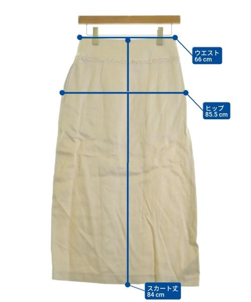 ebure（エブール）ロング・マキシ丈スカート ベージュ サイズ:36(S位) レディース/2200631148777