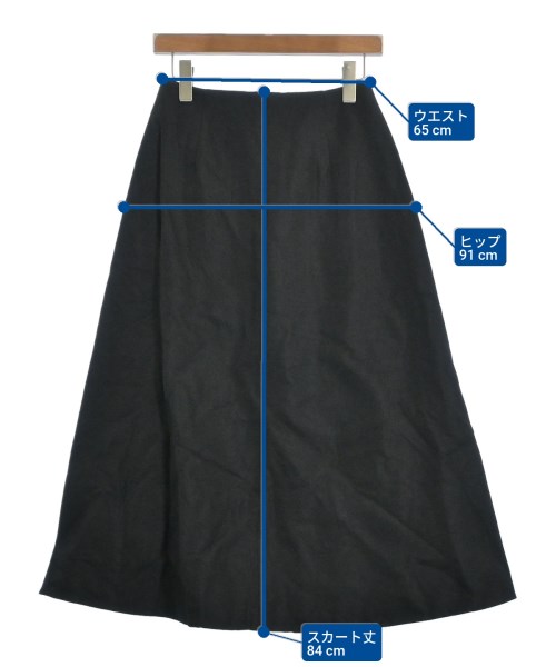 ebure（エブール）ロング・マキシ丈スカート 黒 サイズ:36(S位) レディース/2200631148814