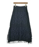 ebure（エブール）ロング・マキシ丈スカート 紺 サイズ:38(M位) レディース/2200631148883