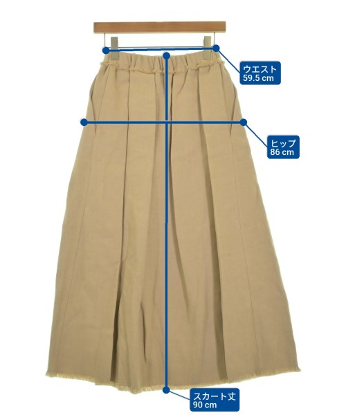 ebure（エブール）ロング・マキシ丈スカート ベージュ サイズ:36(S位) レディース/2200631149033