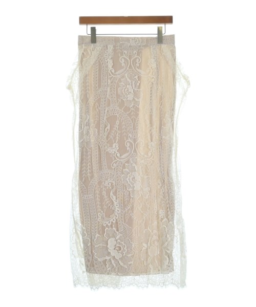 ebure（エブール）ロング・マキシ丈スカート 白 サイズ:38(M位) レディース/2200631149071