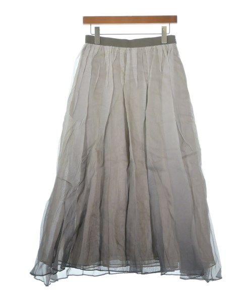 ebure(エブール)ロング・マキシ丈スカート グレー サイズ:38(M位)/2200631149088