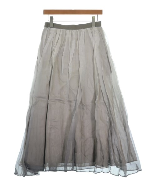 ebure（エブール）ロング・マキシ丈スカート グレー サイズ:38(M位) レディース/2200631149088