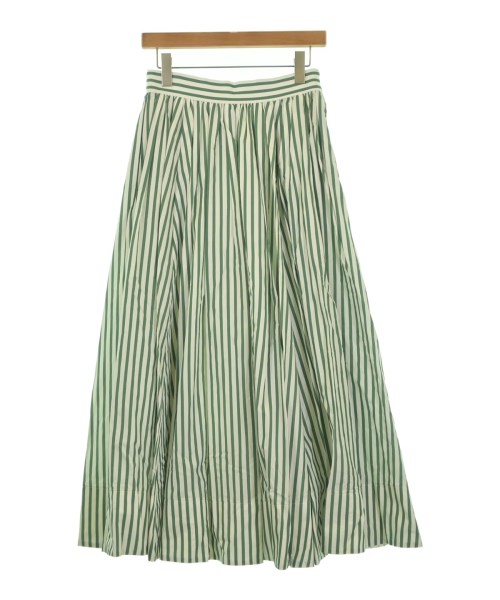 ebure(エブール)ロング・マキシ丈スカート 緑 サイズ:38(M位)/2200631149101