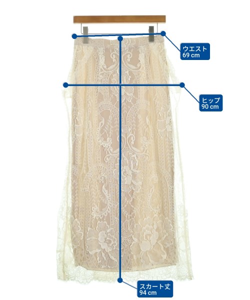 ebure（エブール）ロング・マキシ丈スカート ピンク サイズ:36(S位) レディース/2200631149125