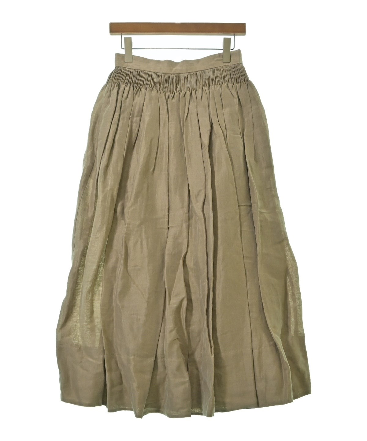 ebure（エブール）ロング・マキシ丈スカート ベージュ サイズ:36(S位