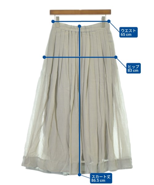 ebure（エブール）ロング・マキシ丈スカート グレー サイズ:36(S位) レディース/2200631149545