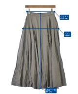 ebure（エブール）ロング・マキシ丈スカート グレー サイズ:36(S位) レディース/2200631149637