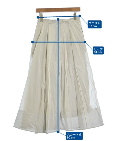 ebure（エブール）ロング・マキシ丈スカート グレー サイズ:38(M位) レディース/2200631149651