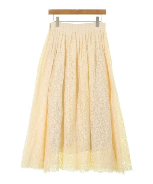 ebure（エブール）ロング・マキシ丈スカート 黄 サイズ:38(M位) レディース/2200631149804