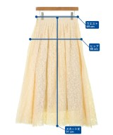 ebure（エブール）ロング・マキシ丈スカート 黄 サイズ:38(M位) レディース/2200631149804