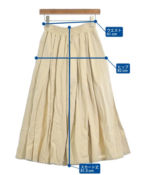 ebure（エブール）ロング・マキシ丈スカート ベージュ サイズ:36(S位) レディース/2200631149811