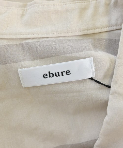 ebure（エブール）カジュアルシャツ ベージュ サイズ:38(M位) レディース/2200631150190