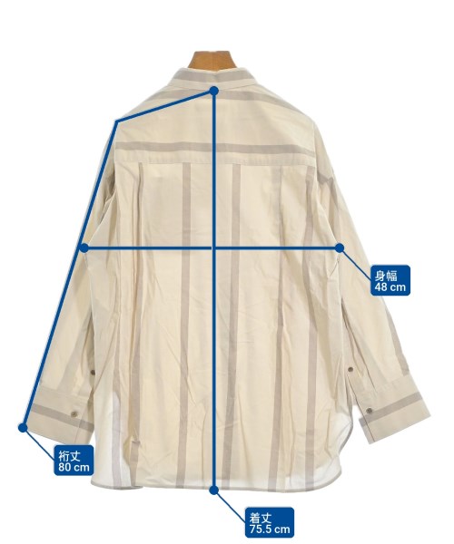 ebure（エブール）カジュアルシャツ ベージュ サイズ:38(M位) レディース/2200631150190