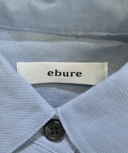 ebure（エブール）カジュアルシャツ 青 サイズ:36(S位) レディース/2200631150350