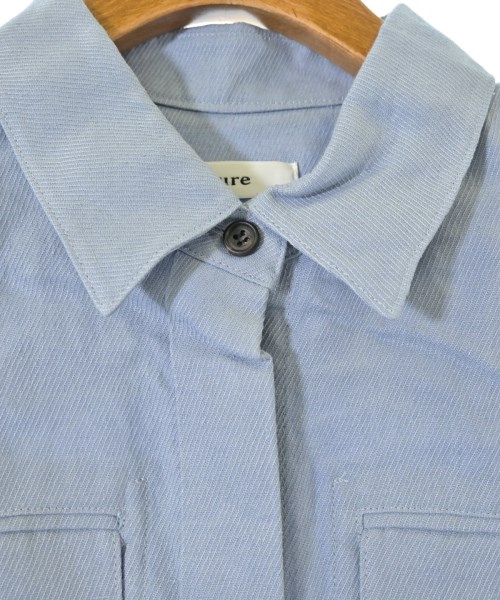 ebure（エブール）カジュアルシャツ 青 サイズ:38(M位) レディース/2200631150381