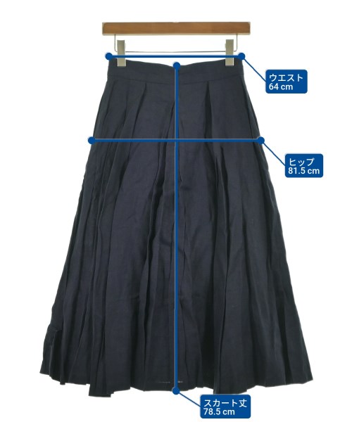 ebure（エブール）ロング・マキシ丈スカート 紺 サイズ:36(S位) レディース/2200631150794