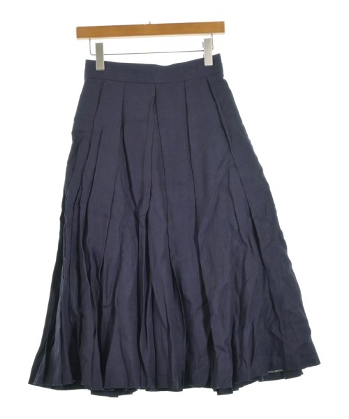 ebure(エブール)ロング・マキシ丈スカート 紺 サイズ:36(S位)/2200631150817