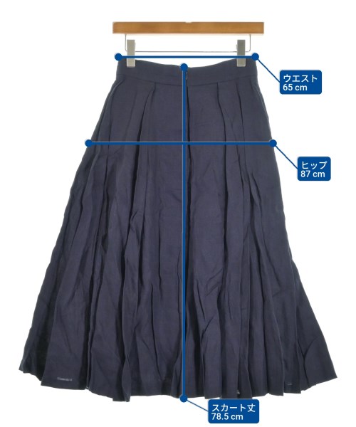 ebure（エブール）ロング・マキシ丈スカート 紺 サイズ:36(S位) レディース/2200631150817