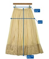 ebure（エブール）ロング・マキシ丈スカート 黄 サイズ:36(S位) レディース/2200631150824