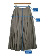 ebure（エブール）ロング・マキシ丈スカート グレー サイズ:36(S位) レディース/2200631150831