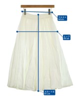 ebure（エブール）ロング・マキシ丈スカート 白 サイズ:38(M位) レディース/2200631150886