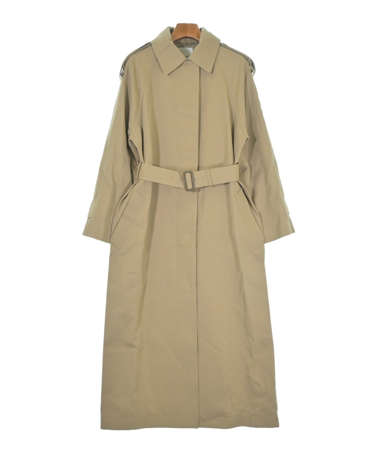 【ebureエブール】ライトリンクルコットントレンチコート　新品　ベージュ　36 ebure（エブール）トレンチコート ベージュ サイズ:36(S位) レディース