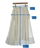 ebure（エブール）ロング・マキシ丈スカート グレー サイズ:38(M位) レディース/2200631152064