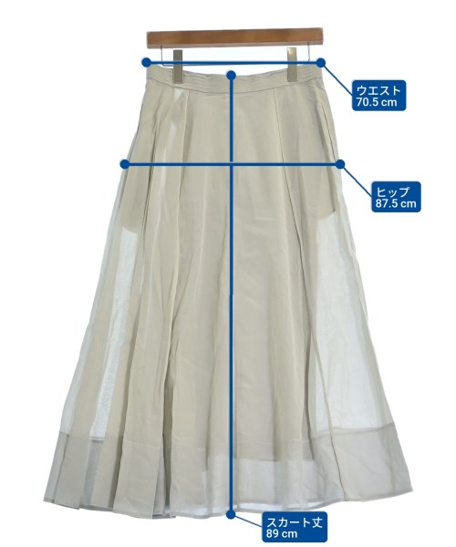 ebure（エブール）ロング・マキシ丈スカート グレー サイズ:40(M位) レディース/2200631152071