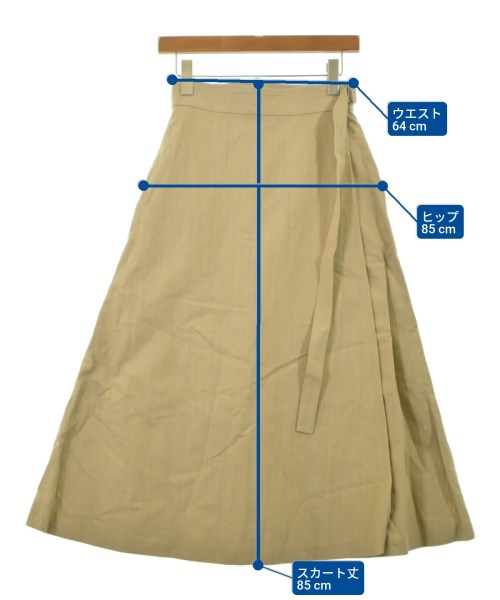 ebure（エブール）ロング・マキシ丈スカート ベージュ サイズ:36(S位) レディース/2200631152156