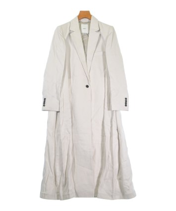エブール ebure ホワイト コート 36 ebure（エブール）その他 白 サイズ:36(S位) レディース/2200631152460