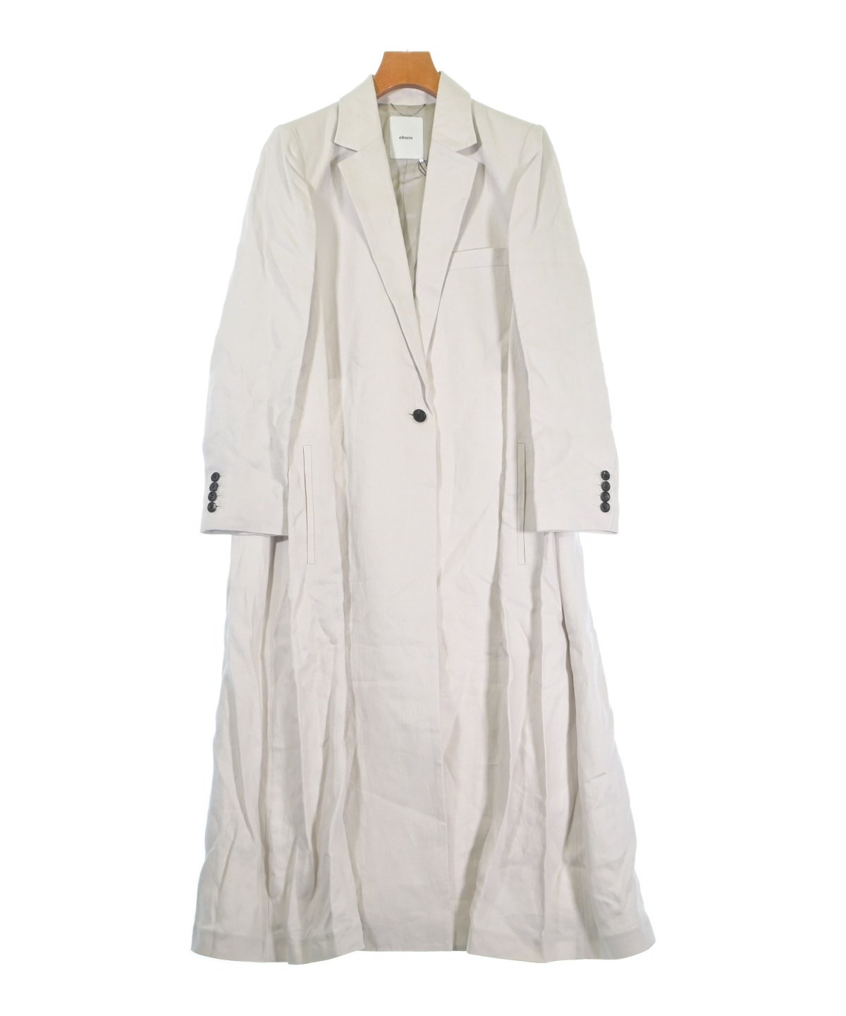 エブール ebure ホワイト コート 36 エブール ebure ホワイト コート 36