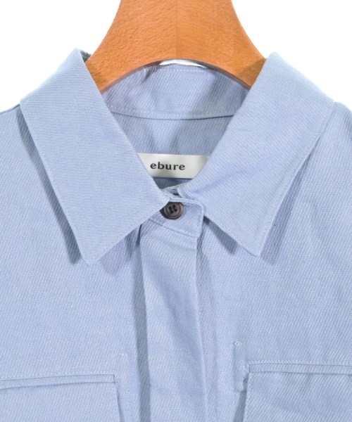 ebure（エブール）カジュアルシャツ 青 サイズ:38(M位) レディース/2200631152804