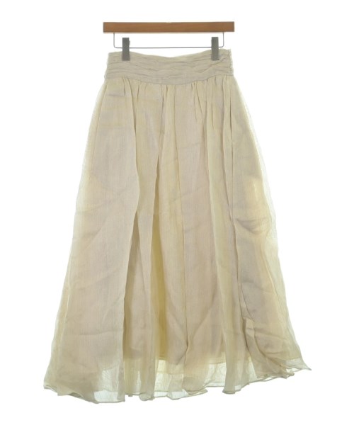 ebure（エブール）ロング・マキシ丈スカート 白 サイズ:36(S位) レディース/2200631153320