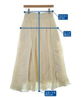 ebure（エブール）ロング・マキシ丈スカート 白 サイズ:36(S位) レディース/2200631153320