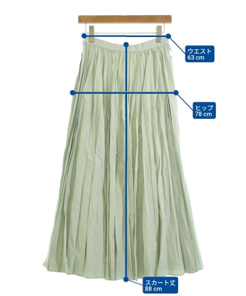 ebure（エブール）ロング・マキシ丈スカート 緑 サイズ:36(S位) レディース/2200631153498