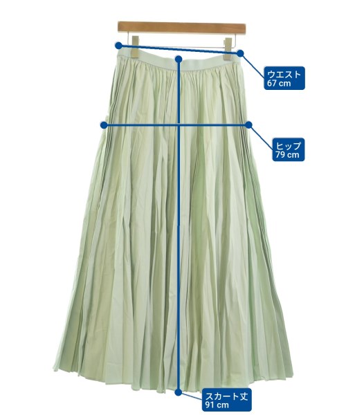 ebure（エブール）ロング・マキシ丈スカート 緑 サイズ:38(M位) レディース/2200631153511