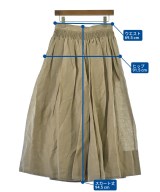 ebure（エブール）ロング・マキシ丈スカート ベージュ サイズ:38(M位) レディース/2200631153566