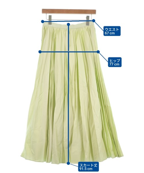 ebure（エブール）ロング・マキシ丈スカート 緑 サイズ:38(M位) レディース/2200631153733